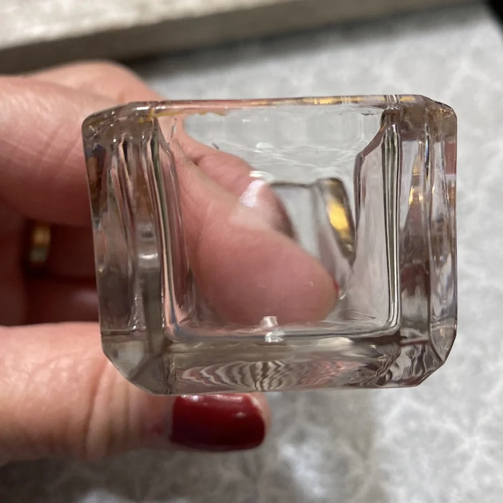 Clear Glass Antique EAPG Toothpick Match Holder!